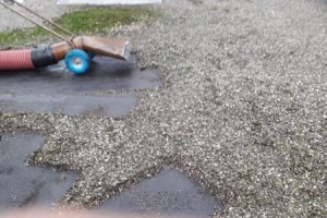 Blaastechniek Dakgrind Aanbrengen